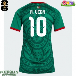 Mexiko Alexis Vega #10 Hemmatröja Kvinnor VM 2026 Kortärmad